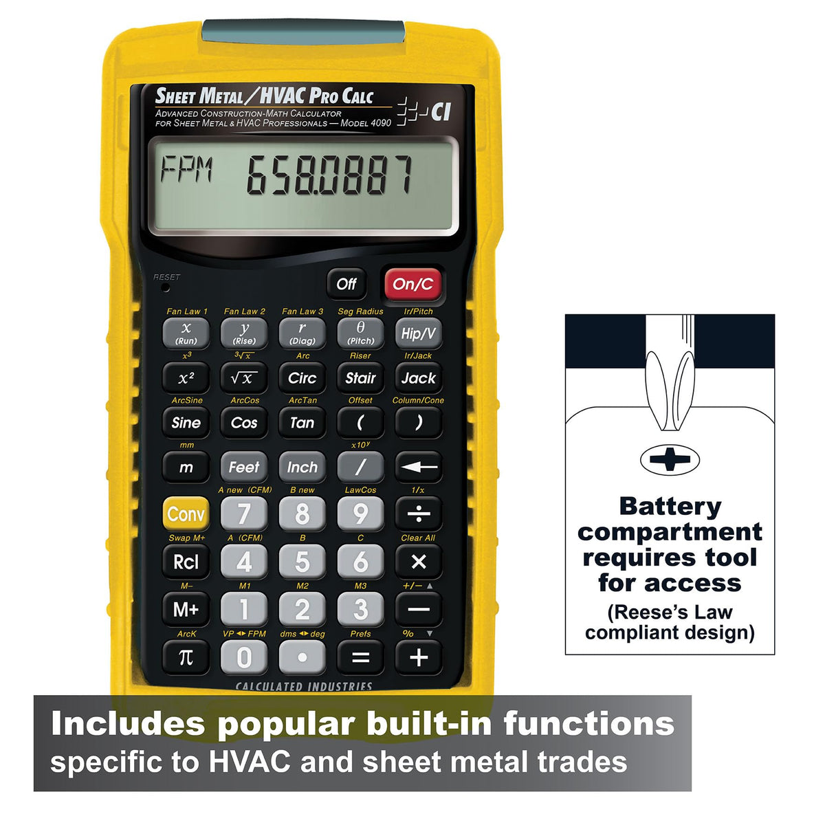 Sheet Metal HVAC Calculator B877021