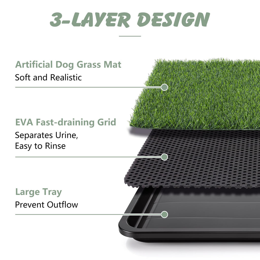 Dog Grass Pad with Tray 30 x 20 in C72230