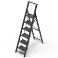 Black Foldable 6 Step Ladder B9218