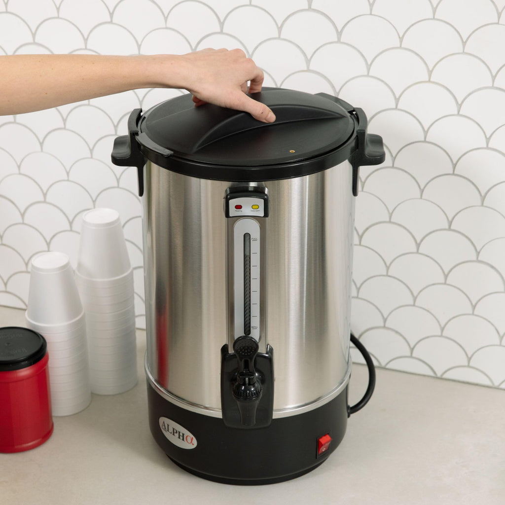 100 Cups Stainless Steel Electric Coffee Urn Y67277