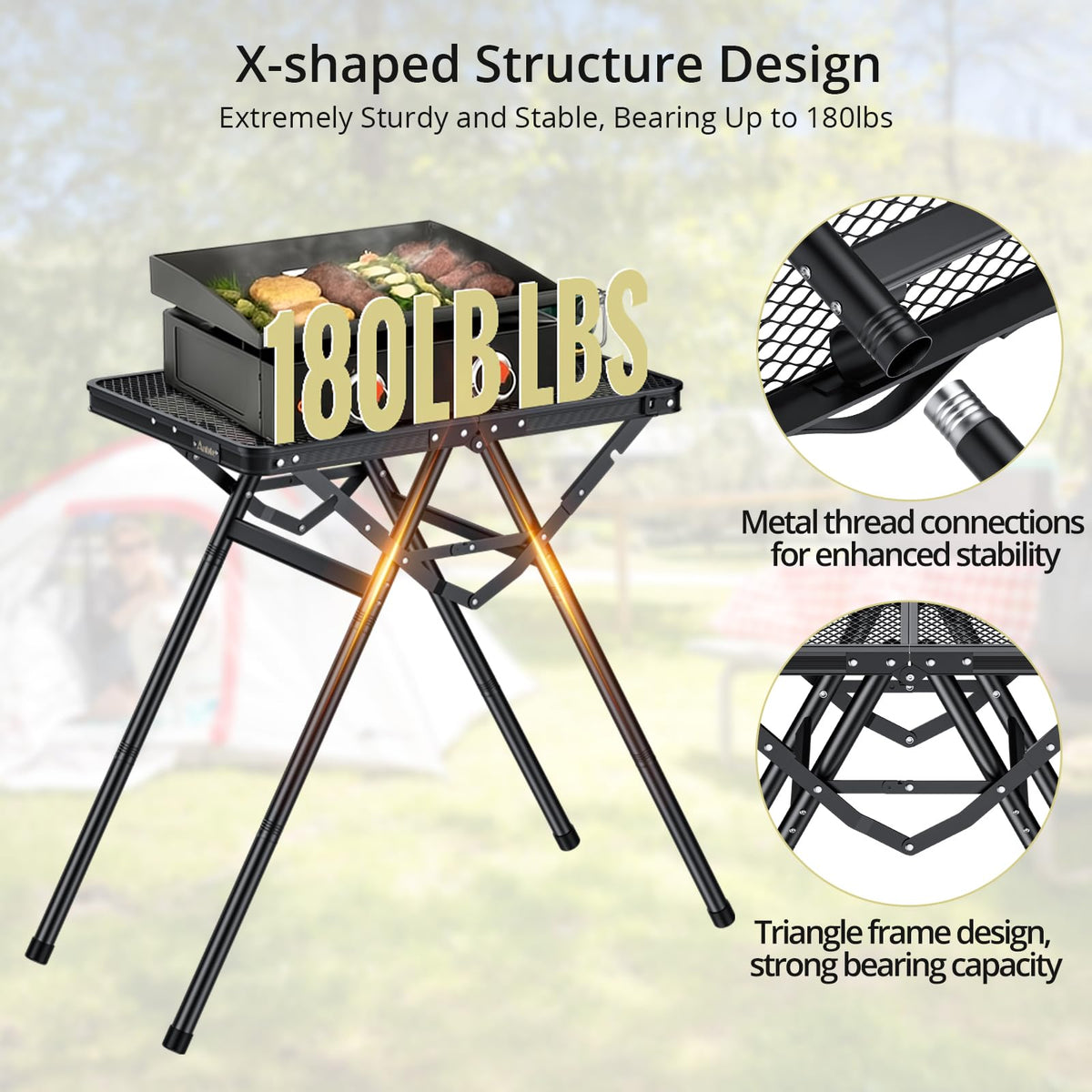 2ft Folding Grill Table Q4115