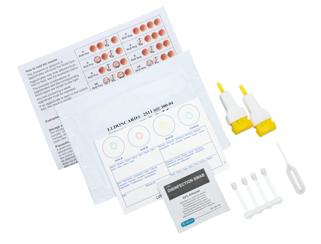 Blood Type Test 1 Pack T6042