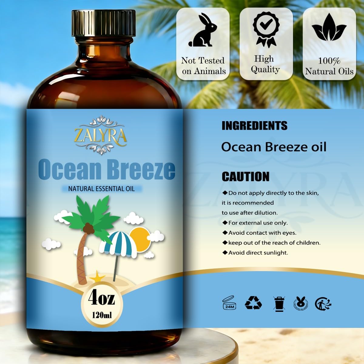 Lavender Ocean Breeze Essential Oil 4 Fl Oz I427223