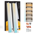 2 Packs Under Cabinet Lighting, 24in 18W Dimmable LED Light, 5 Color Temperature R662