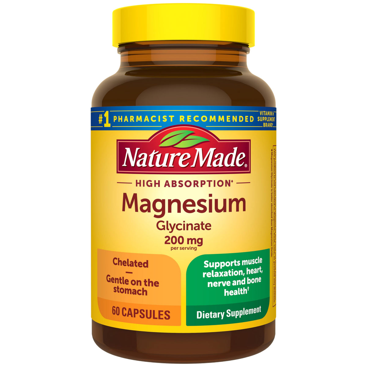 Magnesium Glycinate 200 mg 60 Capsules N4893