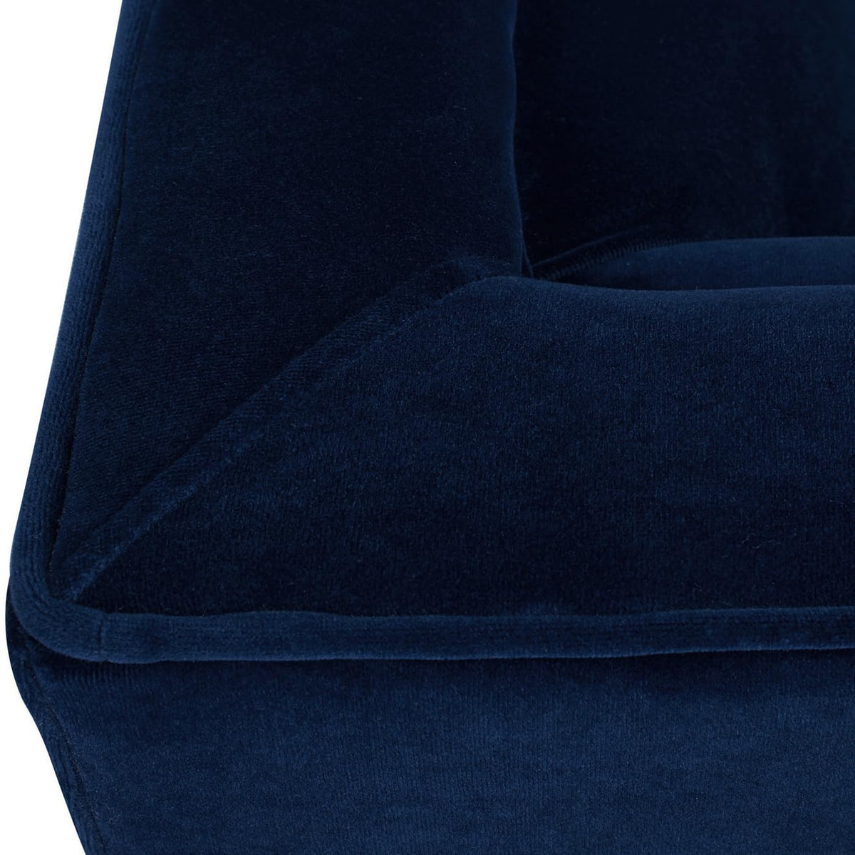 Navy Blue Velvet Tufted Sofa G989
