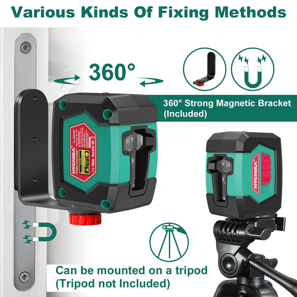 Self-Leveling Cross Line Laser Level with Magnetic Bracket C163