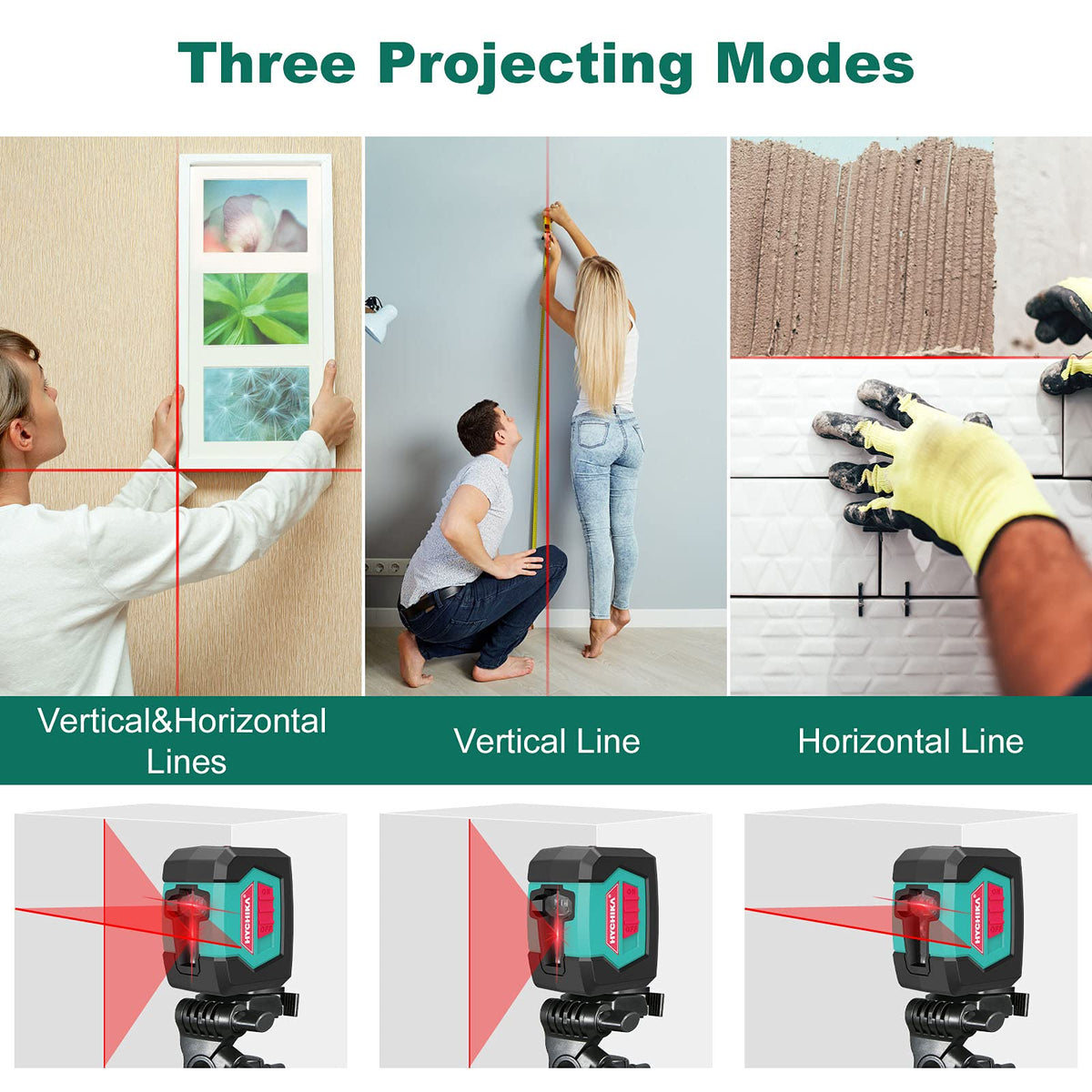 Self-Leveling Cross Line Laser Level with Magnetic Bracket C163