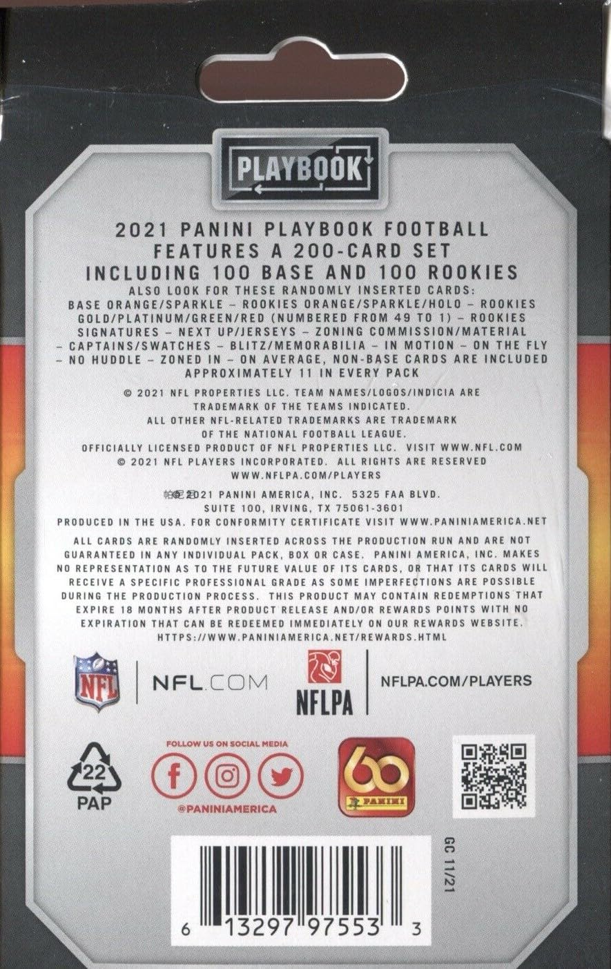 NFL Football Cards U7940