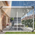 Clear Tarp with Zipper Door Z4975