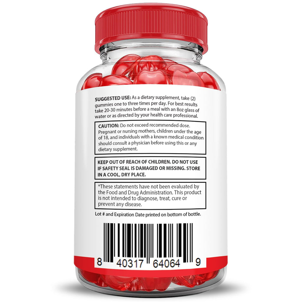 2000MG Beet Juice ACV Pomegranate B12 Vegan Non GMO Gummies U66375