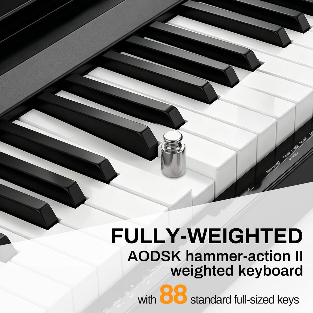 88 Keys Weighted Hammer Action Keyboard V80562