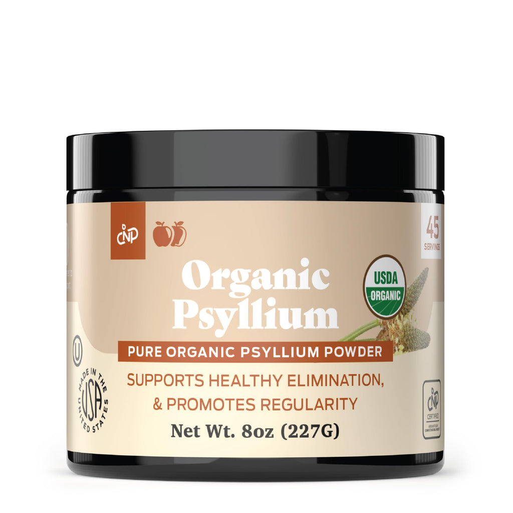 Organic Psyllium Husk Powder 10oz Unflavored Fiber Supplement P129544