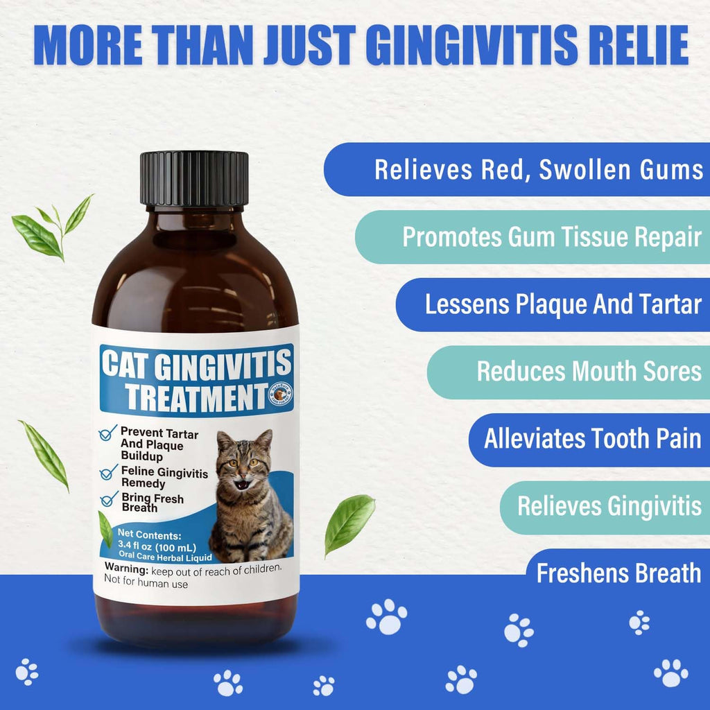 Cat Gingivitis Treatment Liquid 100ml Dental Care N944