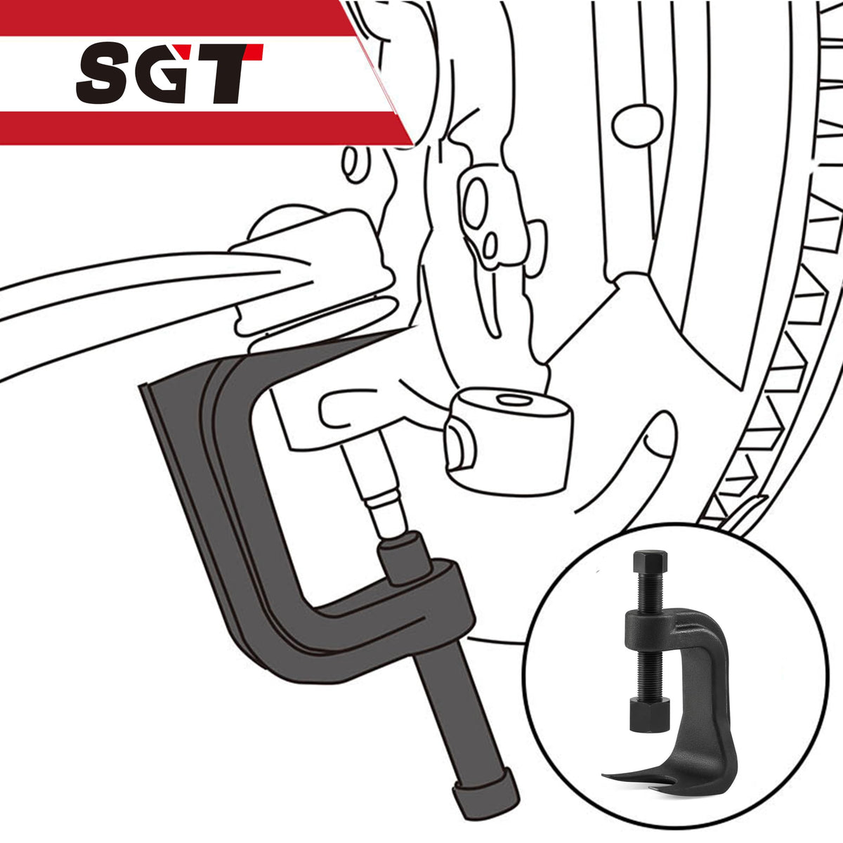 Ball Joint Separator Tool Kit P4962
