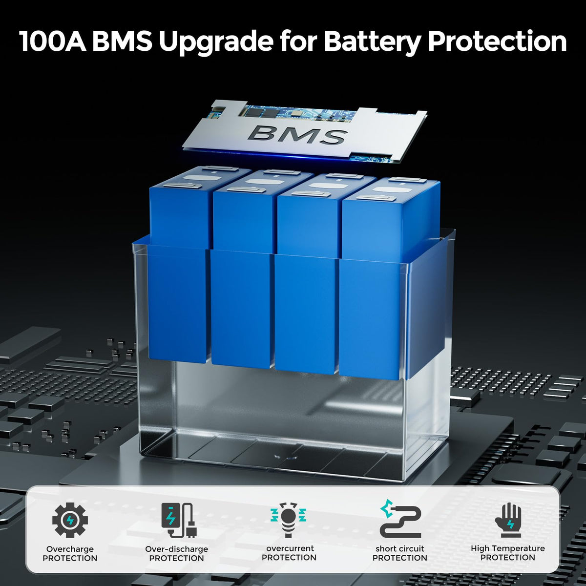 12V 100Ah LiFePO4 Battery X829