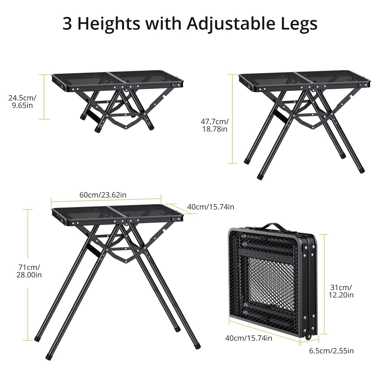 2ft Folding Grill Table Q4115