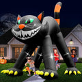14FT Inflatable Black Cat Halloween Decoration with 7 LED G595