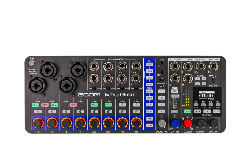 LiveTrak L6max Mixer/Recorder K9086