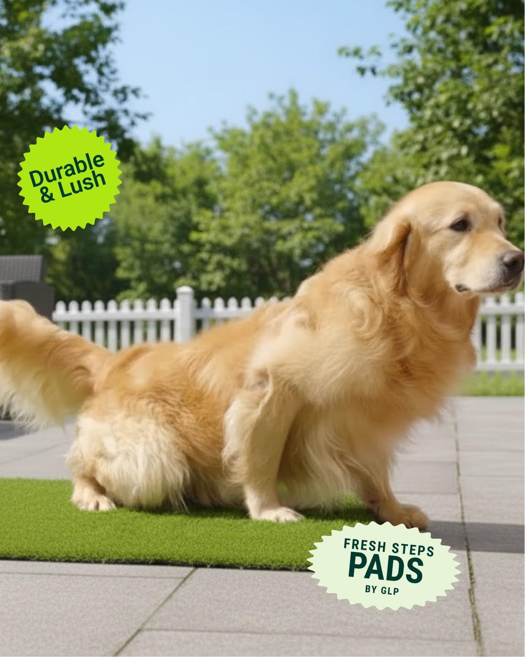 Artificial Grass Dog Potty Grass Pad Replacement 4-Pack 20x25” Reusable U258