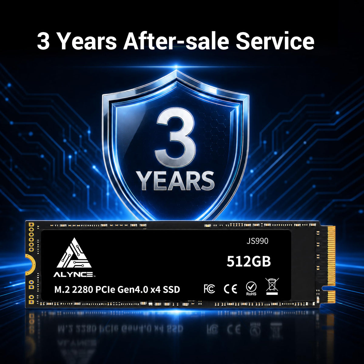 512GB PCIe Gen4 x4 NVMe M.2 2280 SSD R81932