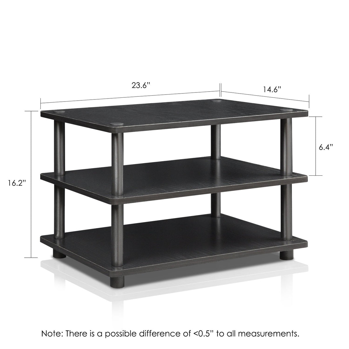 3-Tier Corner TV Stand for TV up to 25 Inch G15457