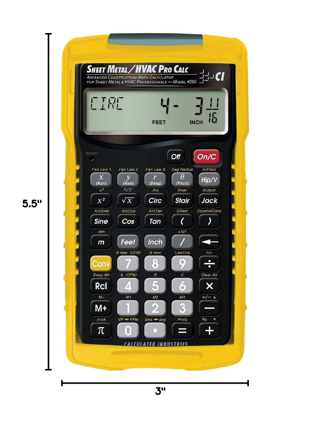 Sheet Metal HVAC Calculator B877021