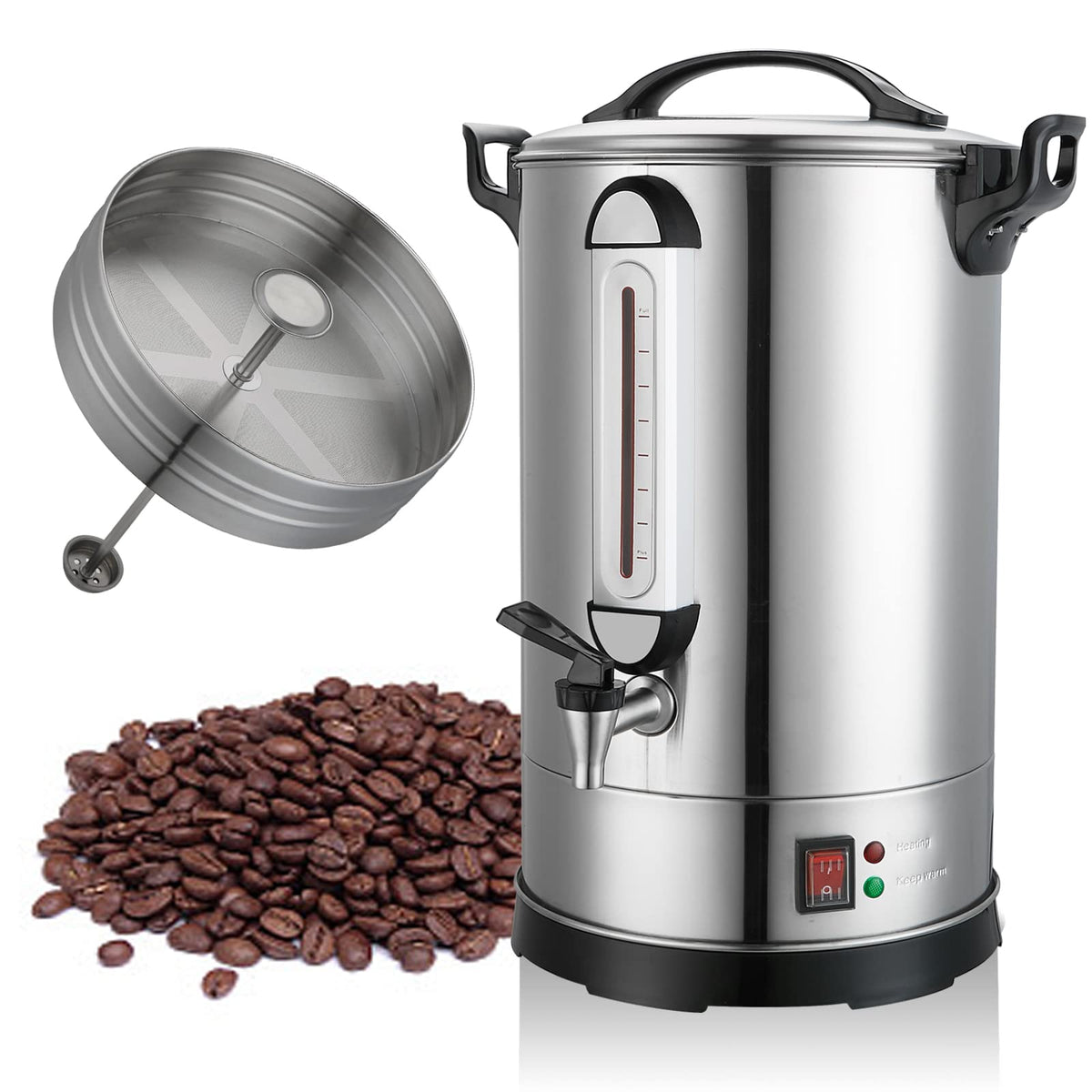 16L 304 Stainless Steel Commercial Coffee Urn R794912