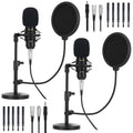 2 Pack XLR Condenser Microphone Kit F6529