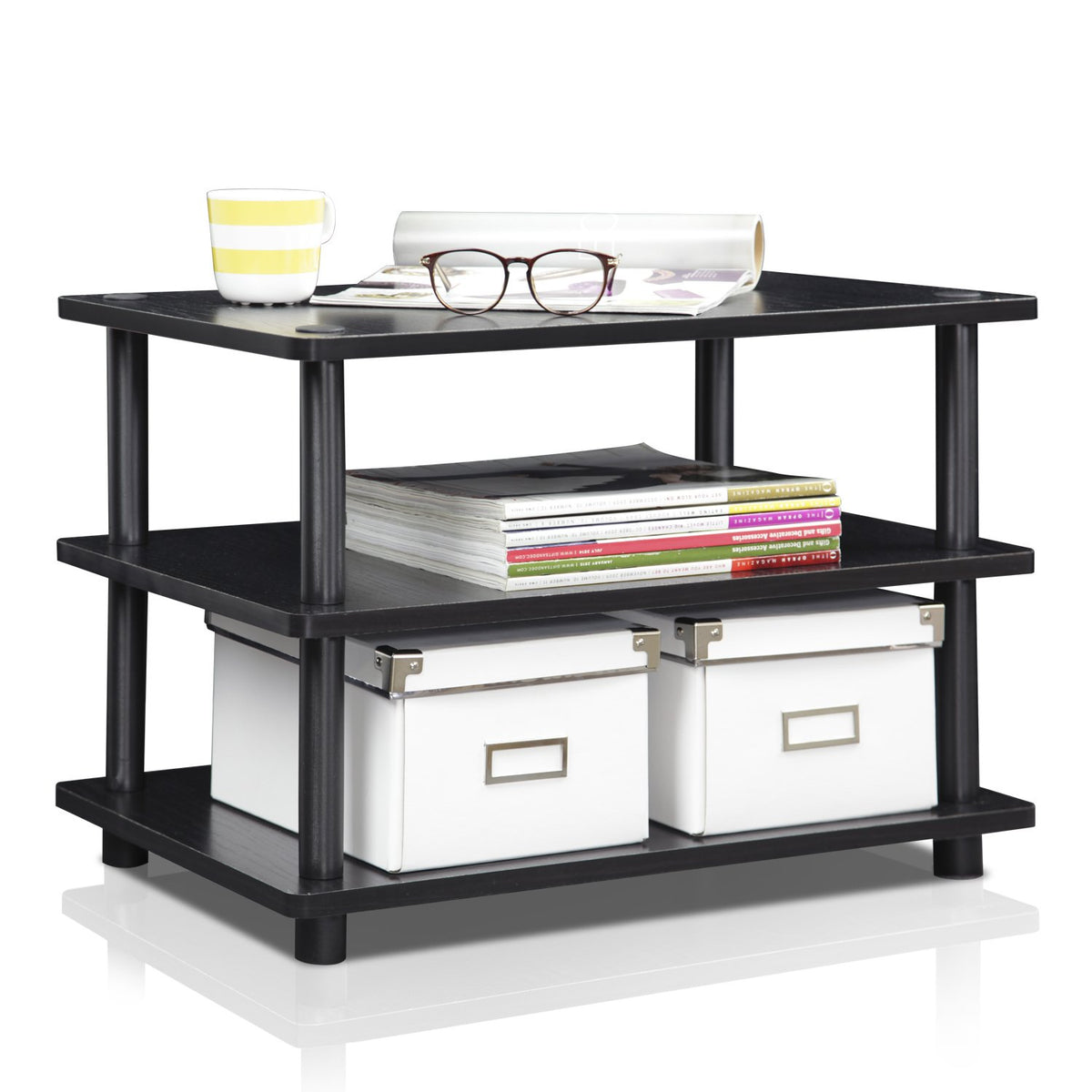 3-Tier Corner TV Stand for TV up to 25 Inch G15457