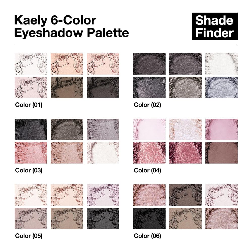 6 Colors Mini Rose Pink Eyeshadow Palette T971023