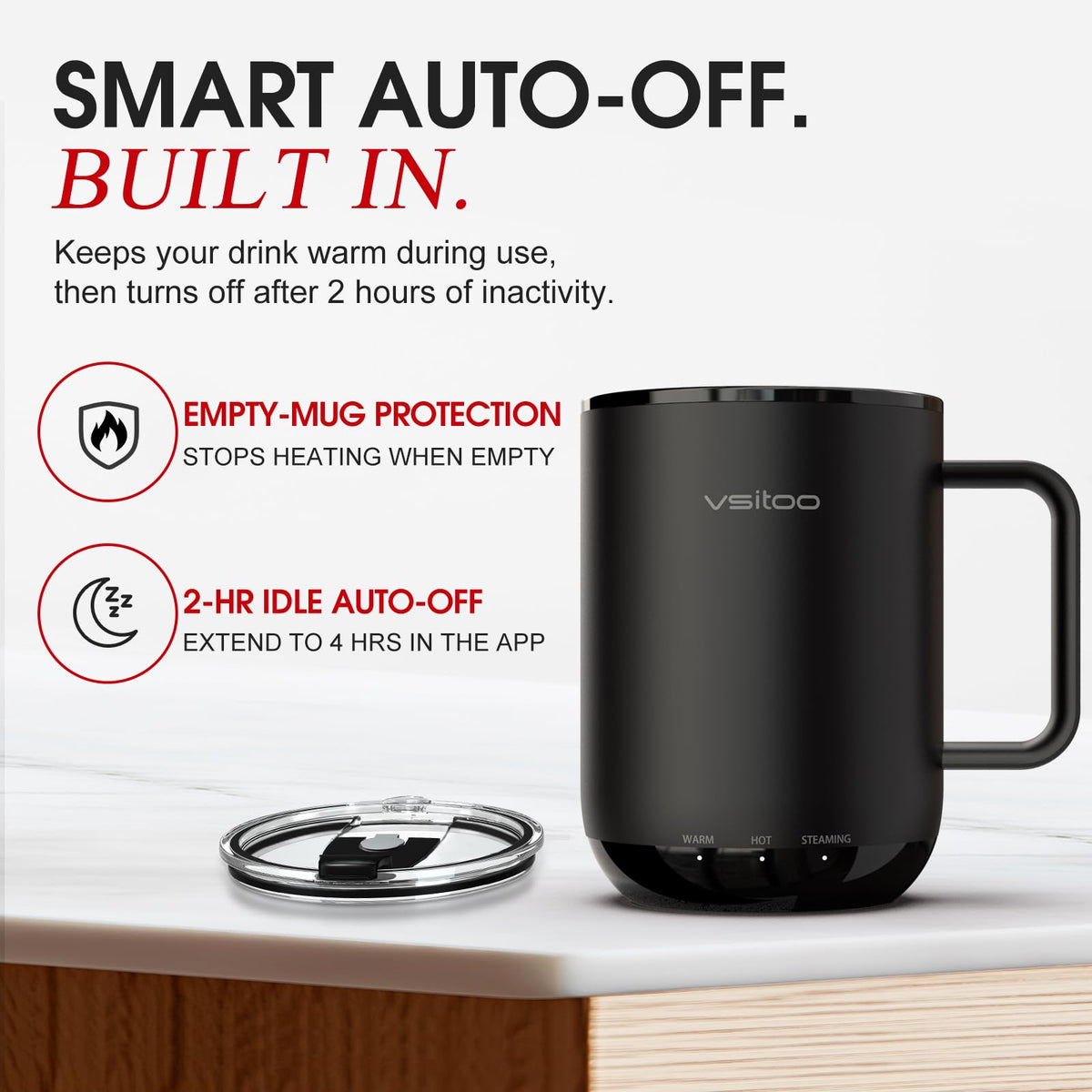 14oz Smart Self Heating Coffee Mug T35640