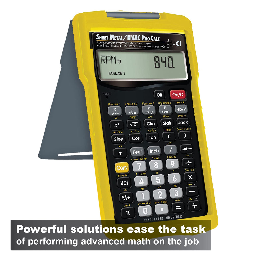 Sheet Metal HVAC Calculator B877021