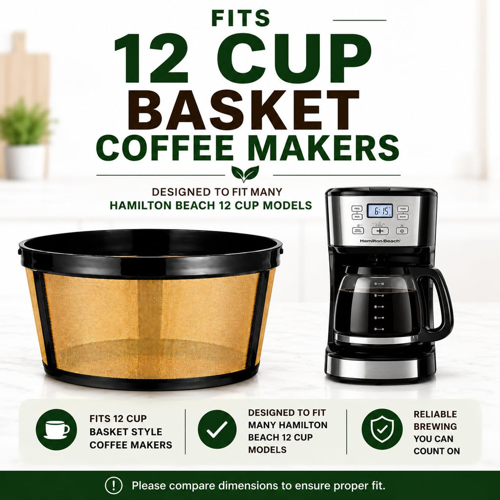 12 Cup Reusable Coffee Filter V808309