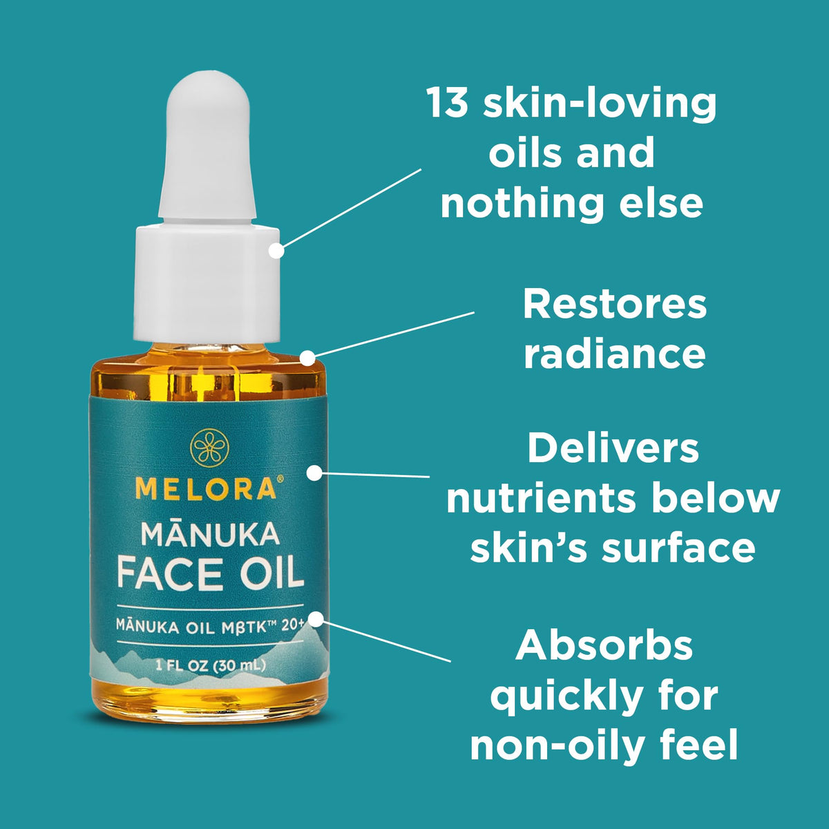 Manuka Honey Moisturizing Face Cream and Face Oil Bundle 1.7 oz M668575