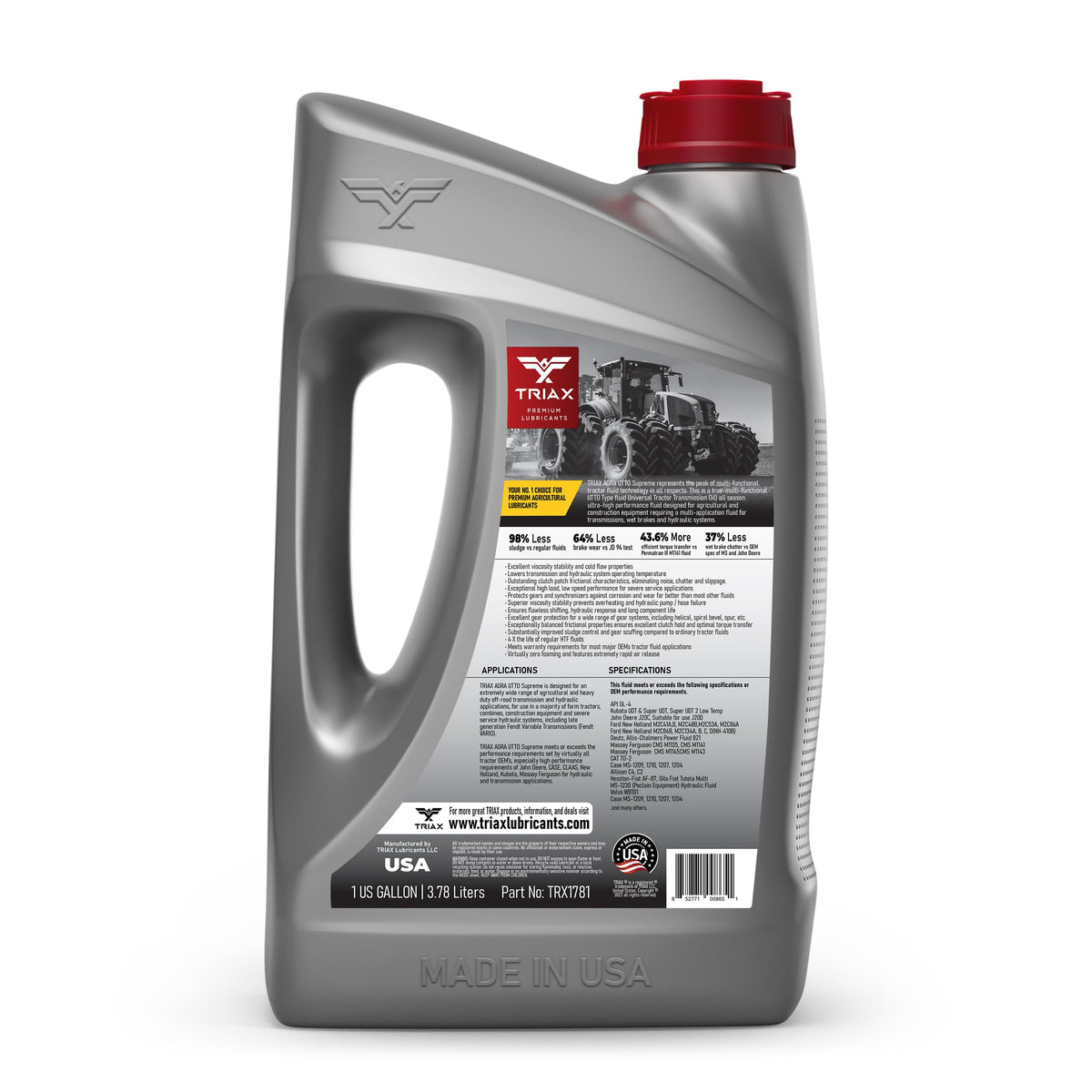 Full Synthetic Tractor Trans-Hydraulic Fluid 1 Gallon P25017
