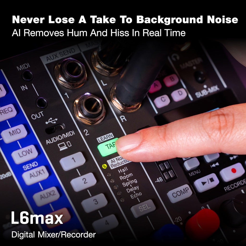 LiveTrak L6max Mixer/Recorder K9086