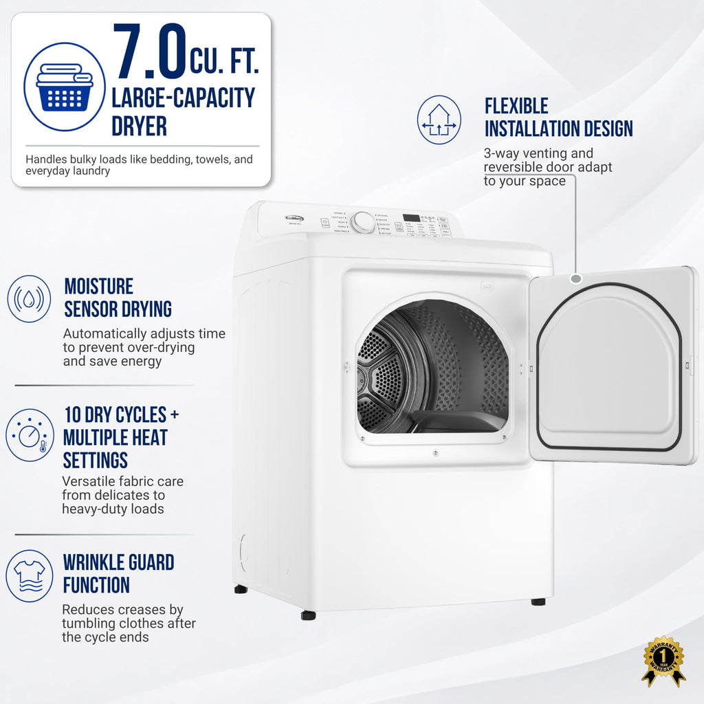 27-Inch 7.0 Cu. Ft. Electric Front Load Dryer P6681