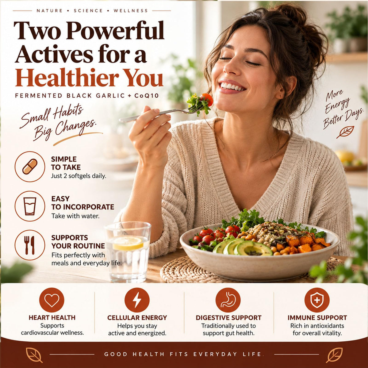 Black Garlic Extract 300 Softgels E834295
