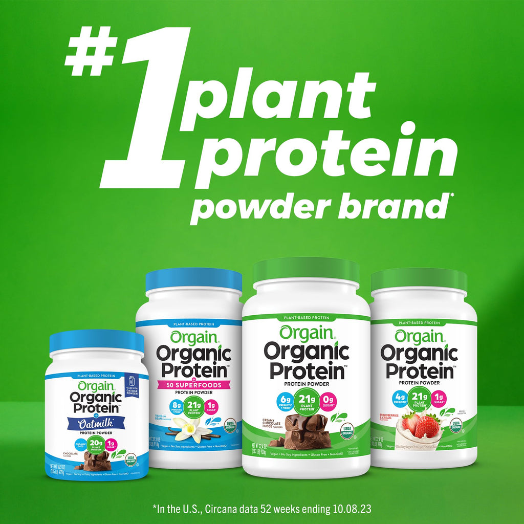 Organic Vegan Protein + Superfoods Powders Vanilla Bean X1376
