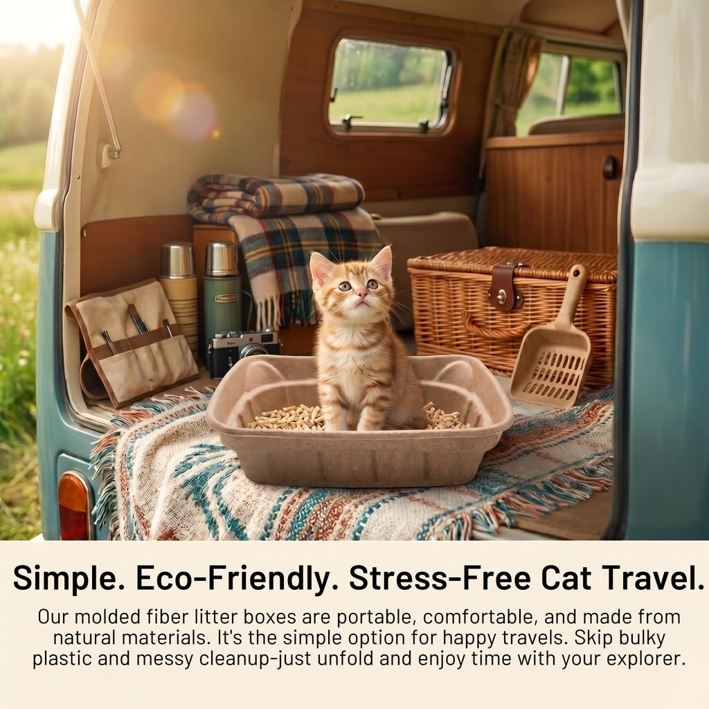 6 Pack Jumbo Disposable Kitten Litter Box R444249