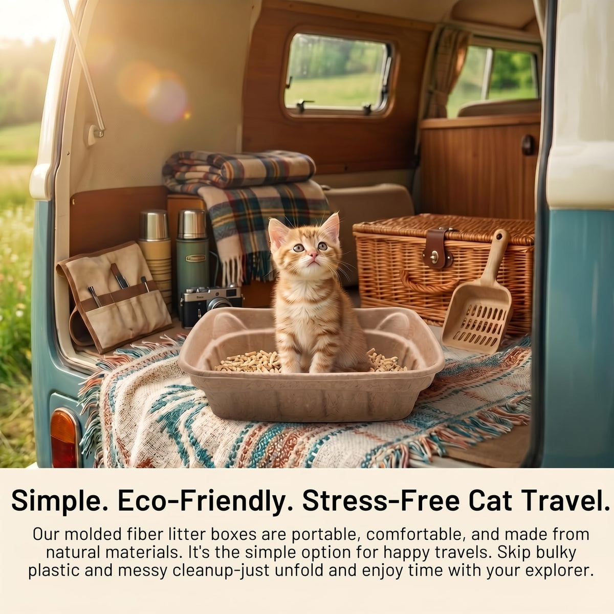 6 Pack Jumbo Disposable Kitten Litter Box R444249