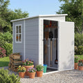 5 x 4 FT Plastic Outdoor Storage Shed with Floor M7430
