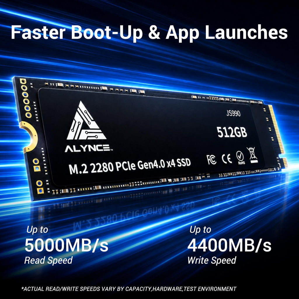 512GB PCIe Gen4 x4 NVMe M.2 2280 SSD R81932