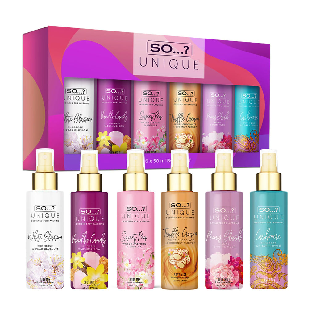 Unique Body Mist Set, 6 pcs R5156