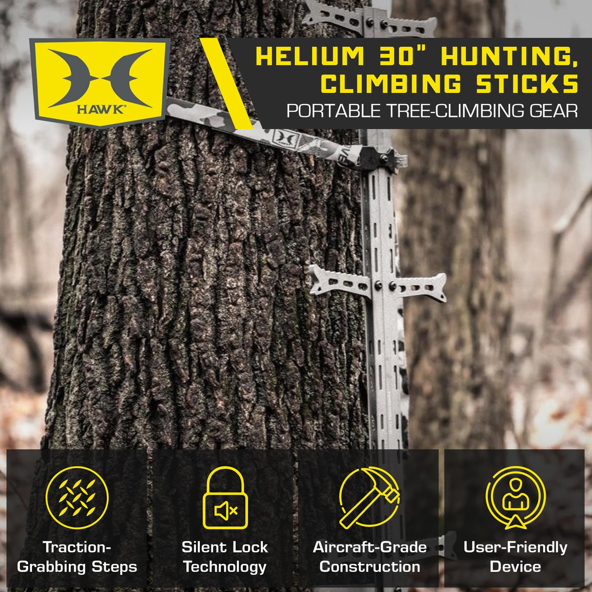 Hunting Tree Stand with Climbing Sticks W9243