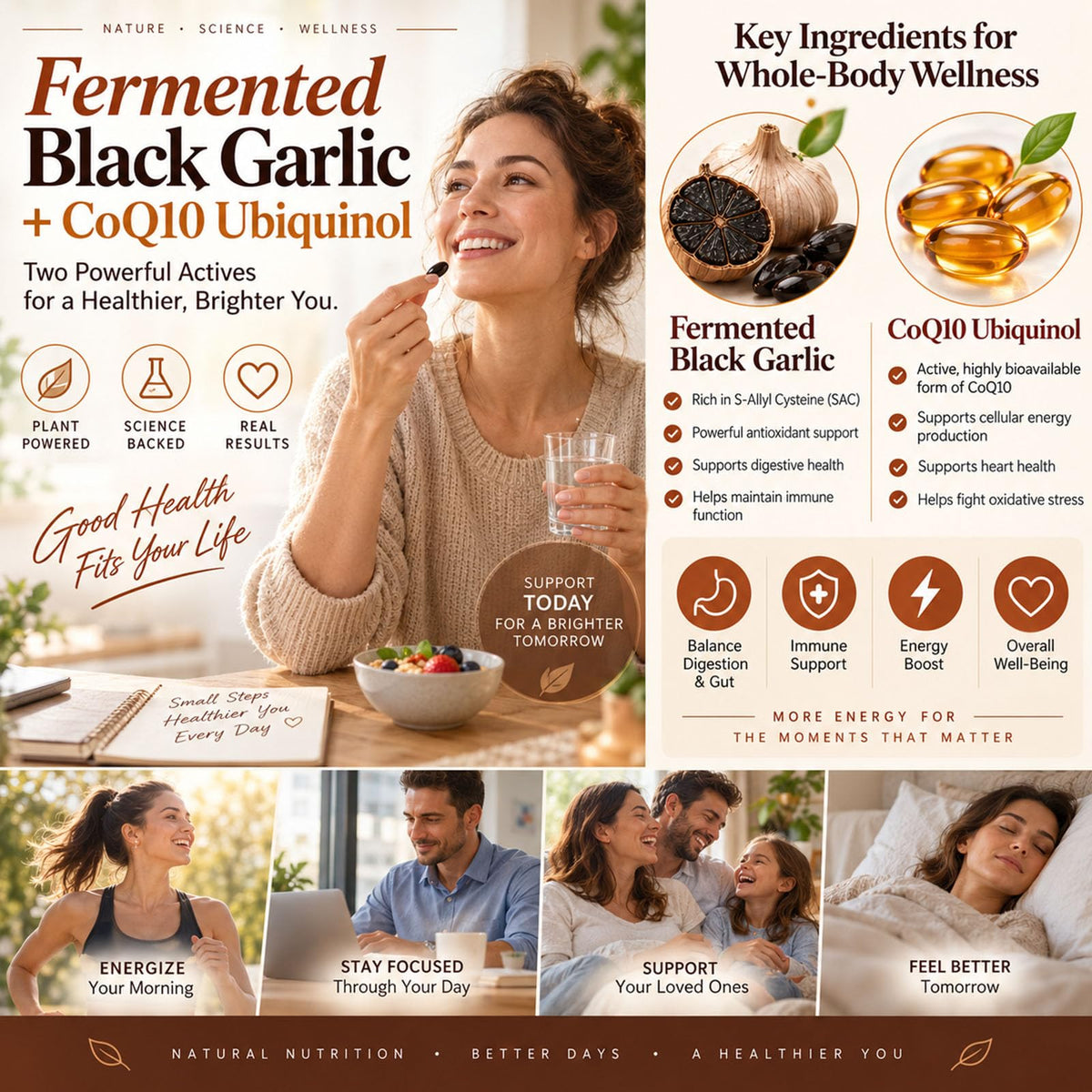 Black Garlic Extract 300 Softgels E834295