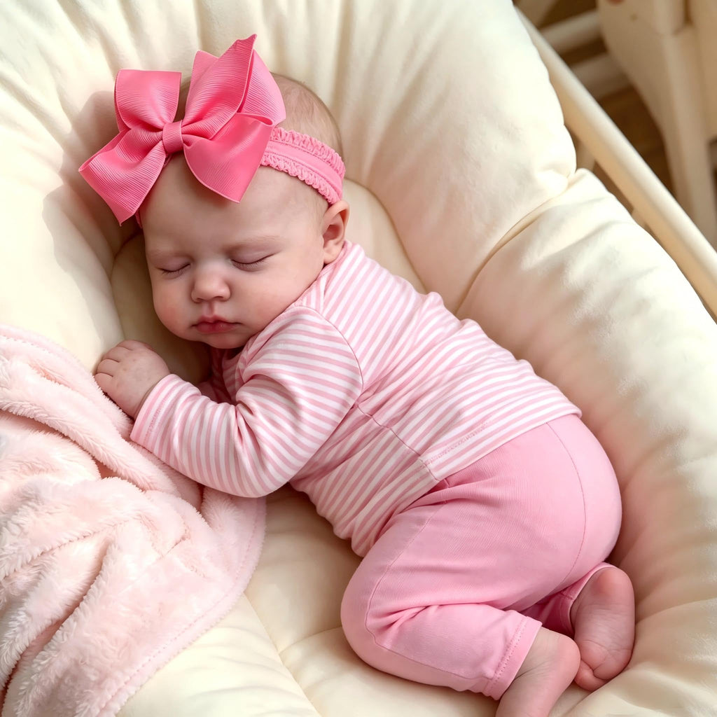 20 Inch Realistic Newborn Baby Dolls with Pink Clothes L46672