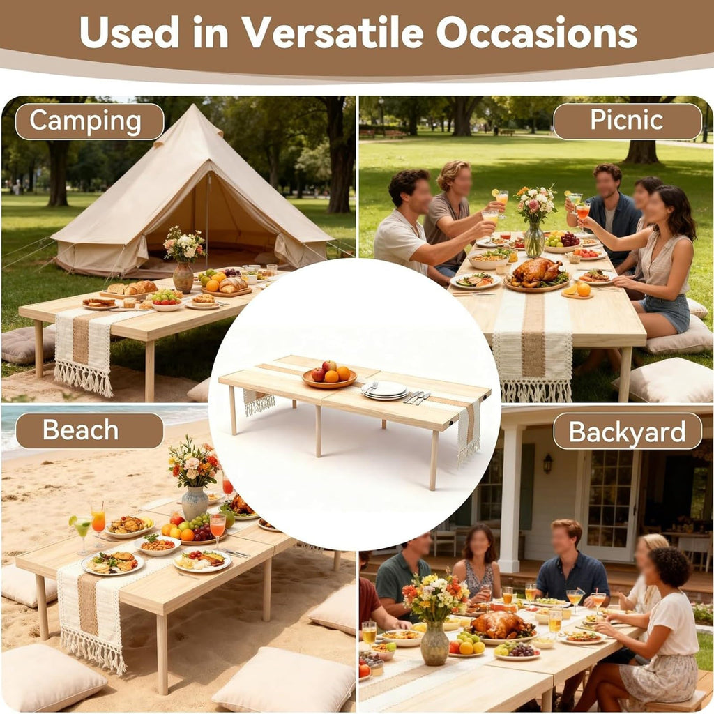 Wood Low Folding Picnic Table G91591