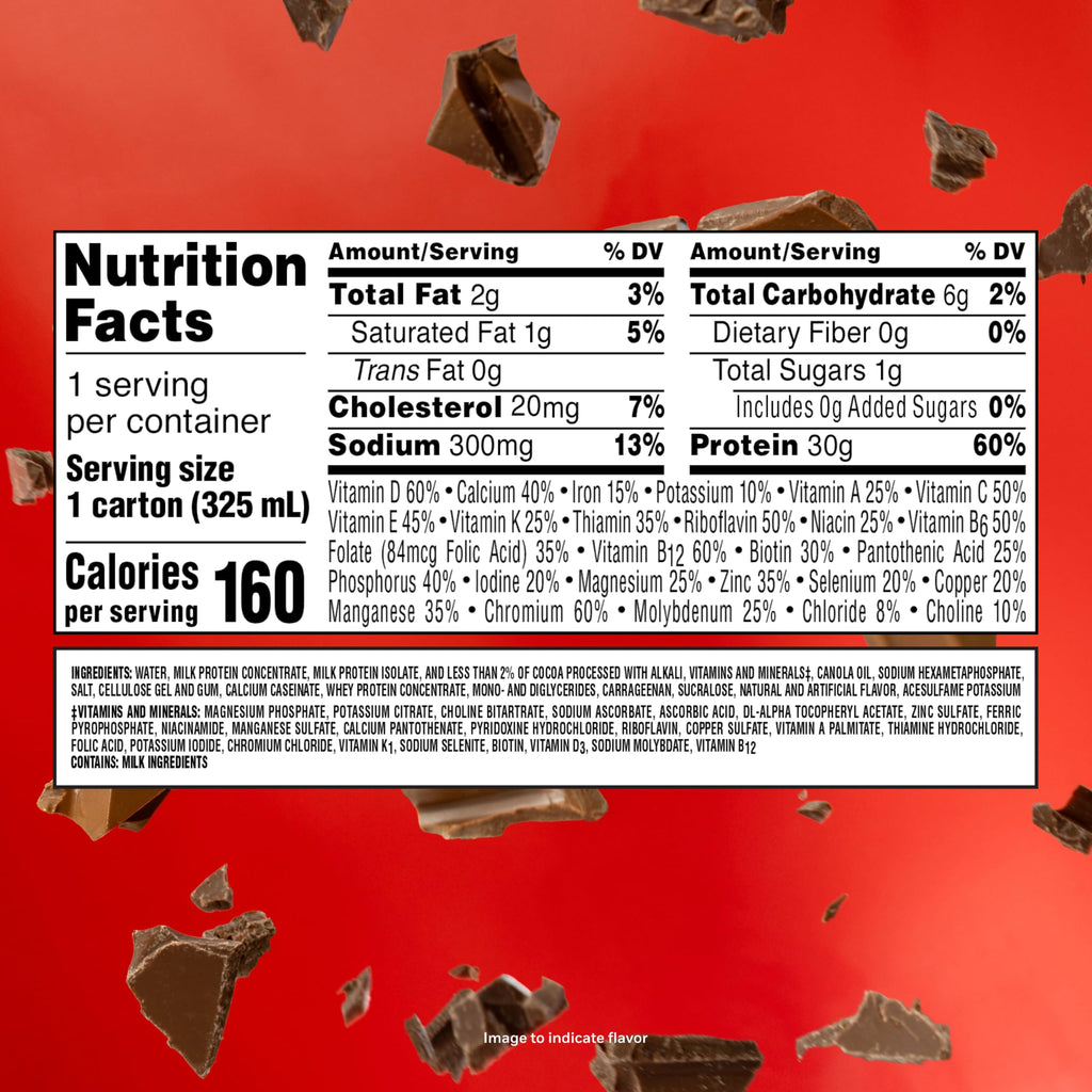 Chocolate Protein Shakes 11 Fl Oz Pack of 18 Q239